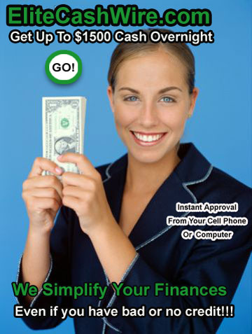 Get a payday advance up to $1500